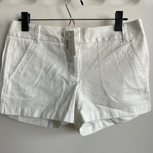 New with Tags - JCrew Chino White Shorts - Women’s Size 2